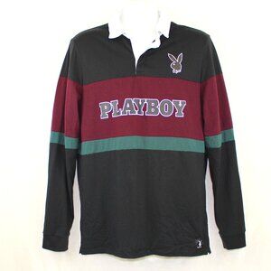 Playboy Long Sleeve Polo Collar Shirt (M)